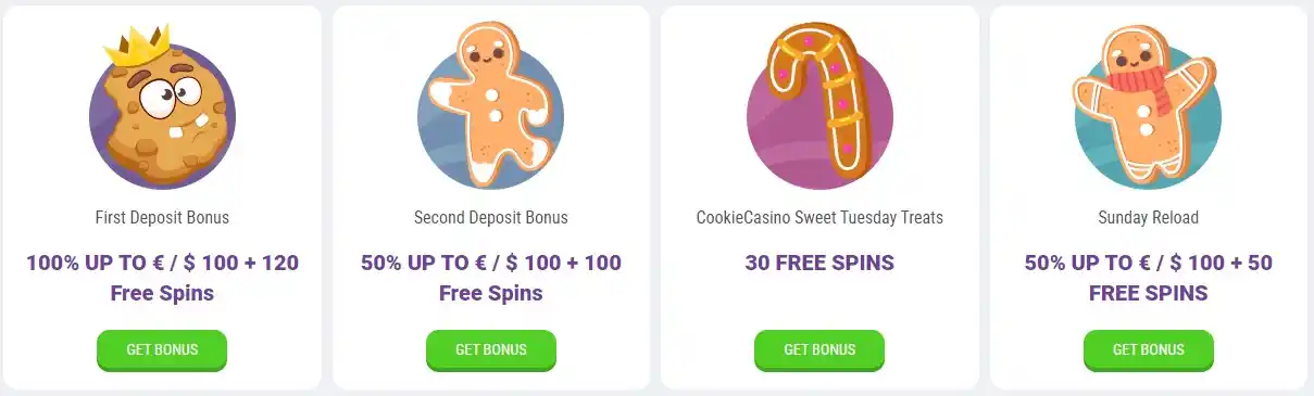 cookie casino bonus